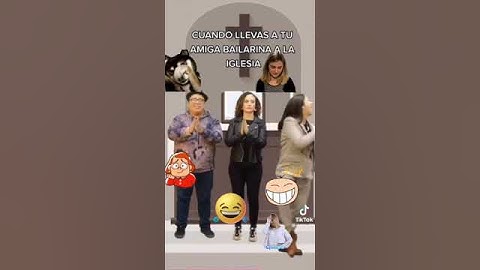 Cuando llevas a tu amiga bailarina a la Iglesia