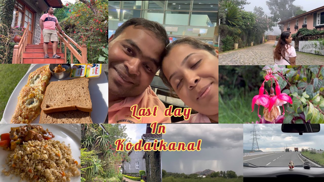 Last day in kodaikanal |Our road trip journey from kodaikanal to madurai|And reached bangalore by ✈️