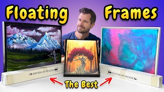 Best FLOATING FRAME For CANVAS ART... And Its Affordable!