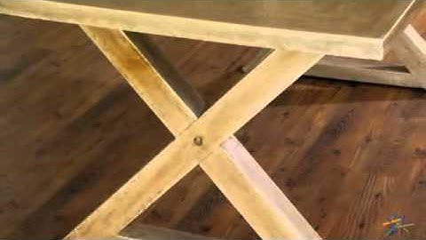 Sanctuary X-Base Rectangle Dining Table - Parchment - Product Review Video