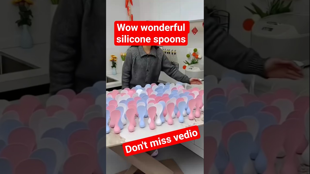 amazing and wonderful kitchen silicone spoon's