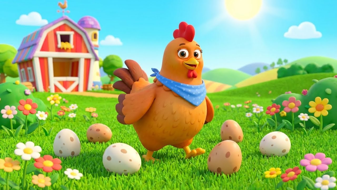 Курица-мама нашла свои яйца 🐔🥚 | Обучающие видео для детского сада