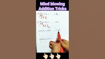 Addition Tricks of 10 consecutive numbers 😎 #youtube_shorts