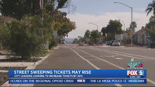 Street Sweeping Tickets May Rise