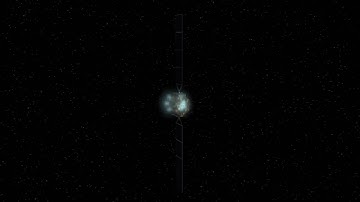 B612 Foundation Asteroid Deflection Visualization: Gravity Tractor, closeup