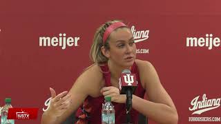 PRESS CONFERENCE: Sydney Parrish and Shay Ciezki on Indiana's 81-60 win against Rutgers