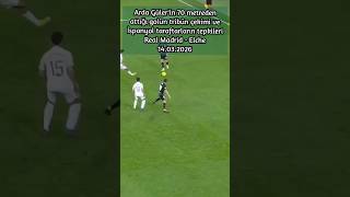 Arda Güler'in orta sahanın gerisinden, 70 metreden attığı golün tribün çekimi