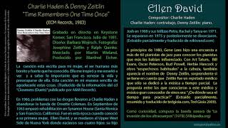 Ellen David (Charlie Haden) - Charlie Haden & Denny Zeitlin