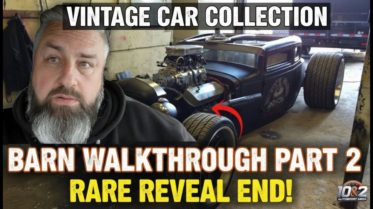 My Vintage Car Collection | Barn Walk Through Part 2 | Rare Car Reveal