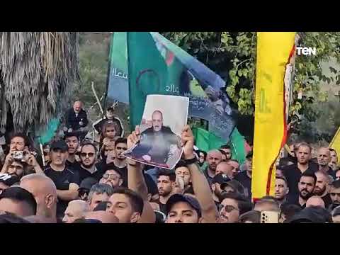 مراسم تشييع عددا من شهداء العدوان الإسرائيلي على لبنان