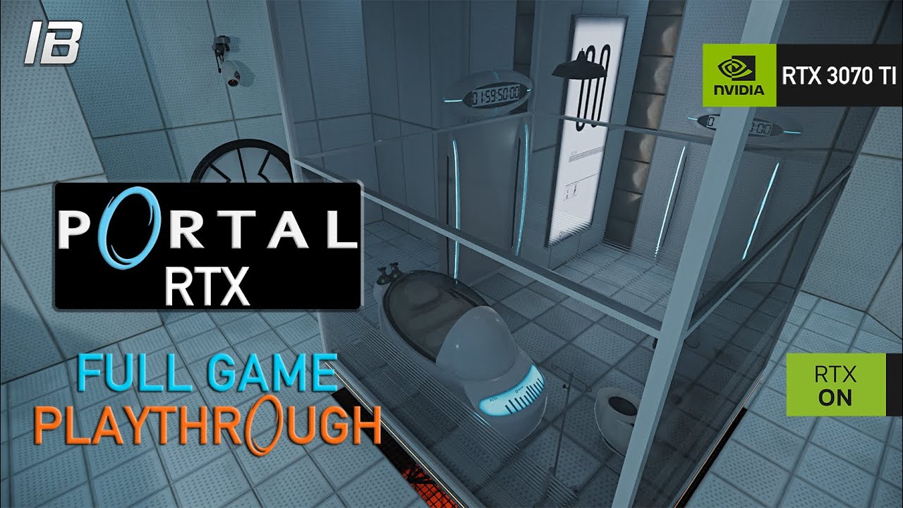Portal RTX | Full Game Playthrough [No commentary] - YouTube