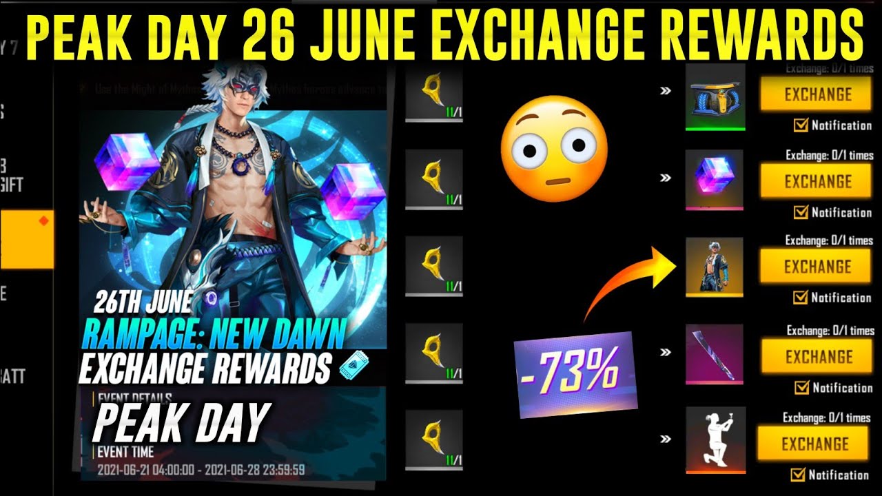 FREE FIRE EVENT - FREE FIRE 26 JUNE NEW EVENT | Free Fire 26 June Free Reward | FREE FIRE NEW EVENT