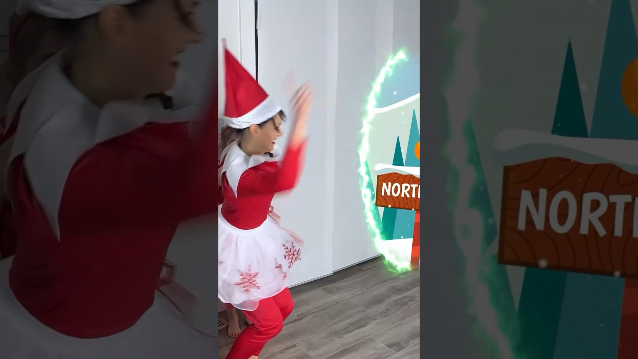 How Does ❄️ELF ON THE SHELF❄️ Get To The NORTH POLE?