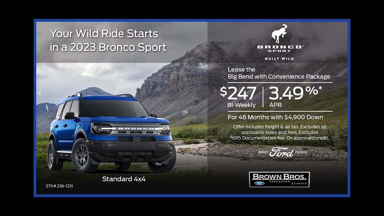 23 BRONCO SPRT 15 Sec Video JUN