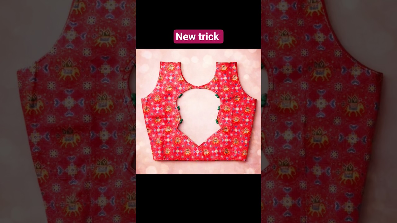 how to make a design back neck