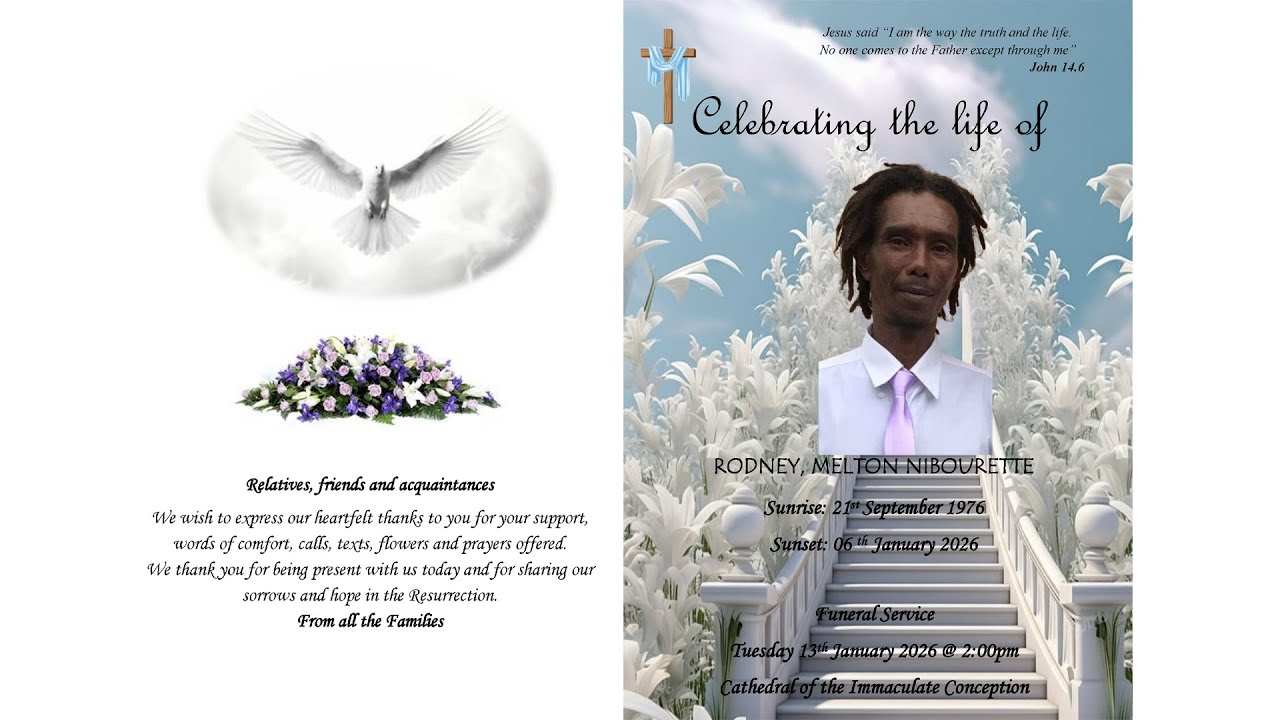 Celebrating The Life Of Rodney, Melton Nibourette