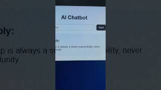 AI Chatbot Project for Beginners | Python Flask Tutorial
