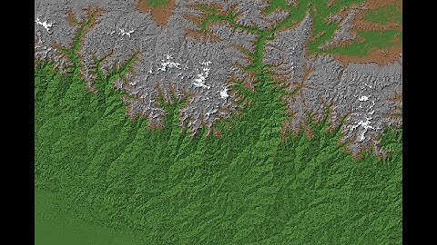 Minecraft Custom Map Download: Real Terrain Map of The Himalayas