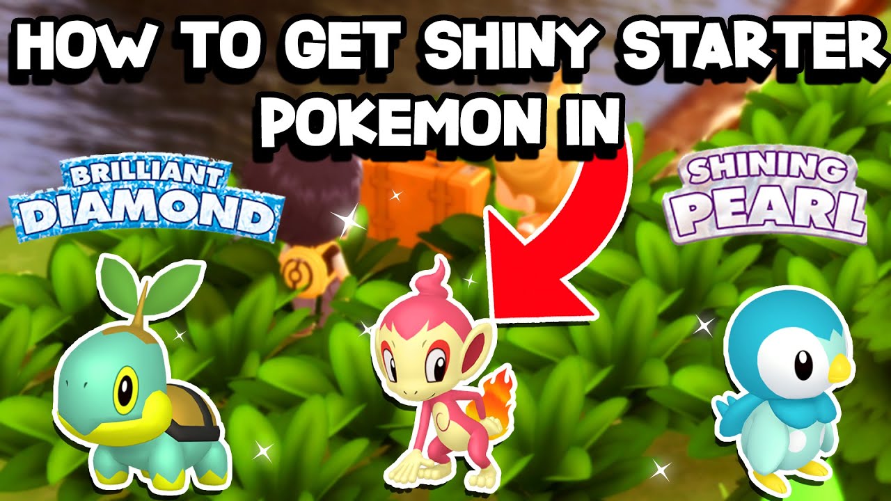 How to soft reset for SHINY STARTER Pokemon In Brilliant Diamond and  Shining Pearl Tutorial 