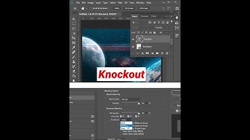 Knockout Text Effect in Photoshop Tutorial