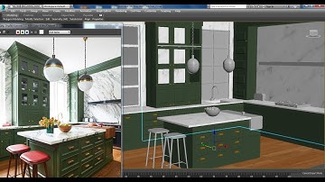 3dsmaxTutorials, Tutorial on Modeling, Texturing & Lighting a Stylish Modular 3D Kitchen in 3dsmax