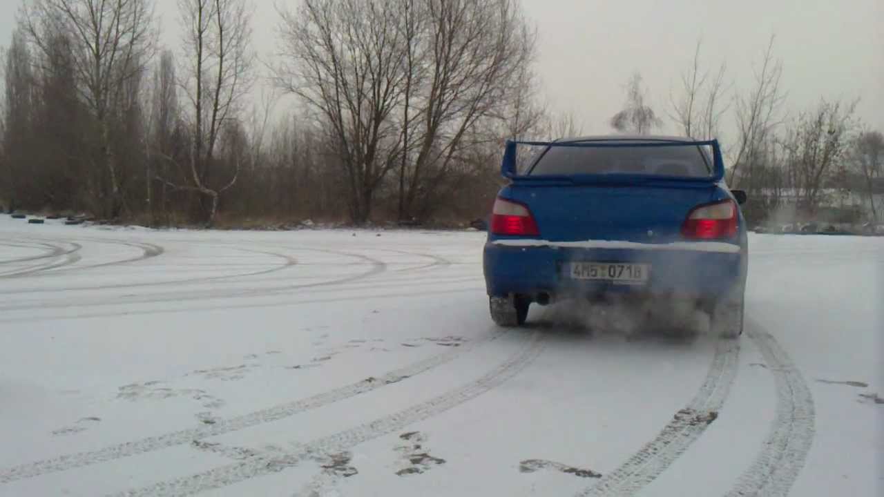 Subaru Impreza WRX with new 205/55 R16 Continental Winter T830