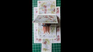 Waterfall Card easy to make without dies. I have used papers from Couture Creations