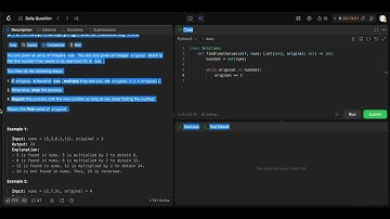 [LIVE] Leetcode 2154 Keep Multiplying Found Values by Two