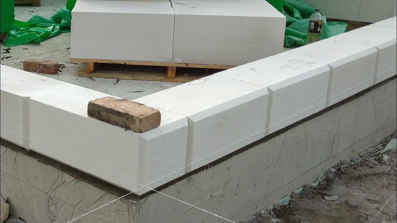 Облицовка с газоблока !!! - YouTube