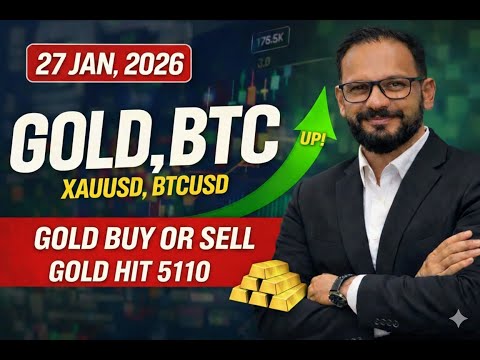 Video preview for GOLD Price Prediction TODAY | 27 January 2026 | #GOLD #USOIL #BTCUSDT #NASDAQ. Forex Market Updates.