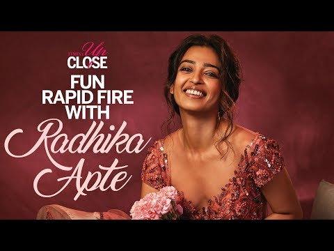 Fun rapid fire with Radhika Apte | Behind The Scenes With Radhika Apte | Femina Up Close