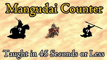 How To Counter Mangudai in AoE2 Taught in 45 Seconds or Less