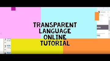 Learn a New Language with Transparent Language Online! Transparent Language Online Tutorial