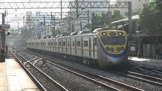(4K) 1228次 通勤電聯車EMU800(EMU891, EMU892)停靠新竹車站