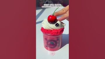 BLUSHINGBBSLIMES.COM JUST RESTOCKED!💖 Give this slime a name WITHOUT the word CHERRY 🤔🍒