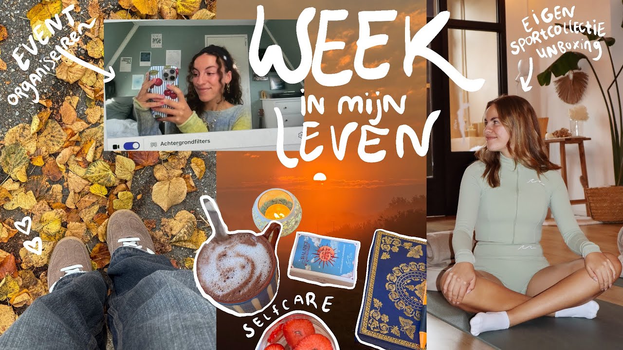 week in mijn leven | selfcare, unboxing nieuwe sportcollectie & cozy herfstvibes