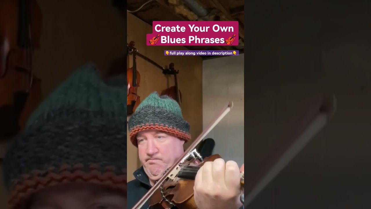 Play Along on Violin | Blues Fiddle Licks