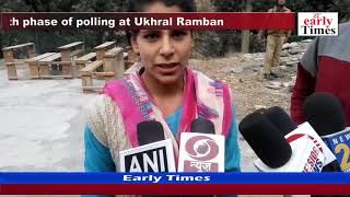 Fourth Phase Of Polling At Ukhral Ramban