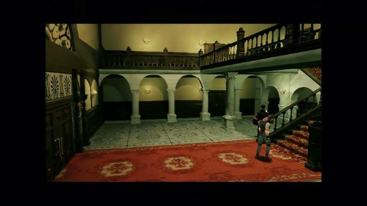 First Floor (In-Game Effects) (Slowed + Reverb) — Resident Evil 1 | Wind & Rain | Ambient & Relaxing