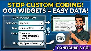 Stop Coding Custom Widgets! Use This OOB ServiceNow Hack