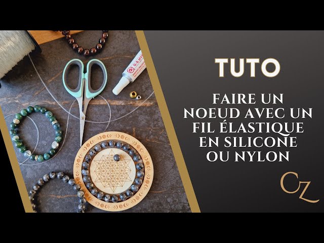 TUTO : Comment faire un NOEUD SOLIDE pour bracelet avec un FIL