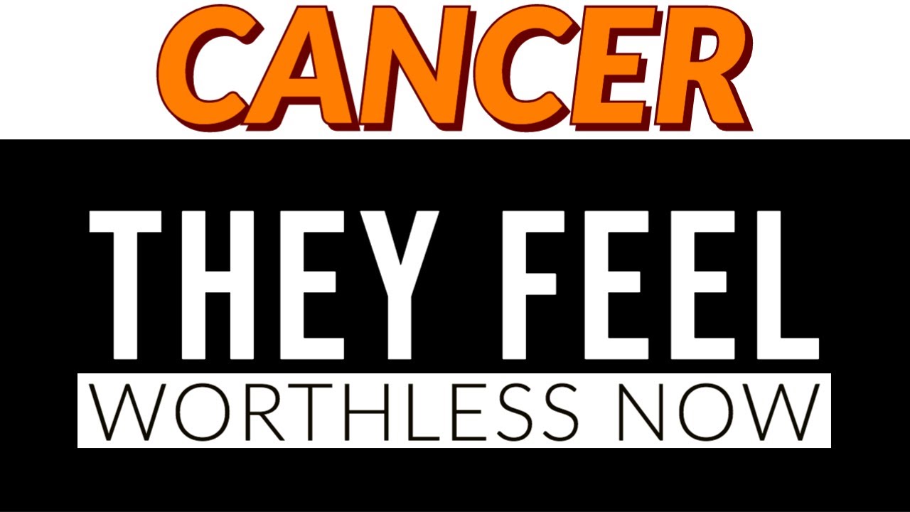 Cancer ♋ They feel worthless now  ! ♋ daily love tarot reading 6 July 2020