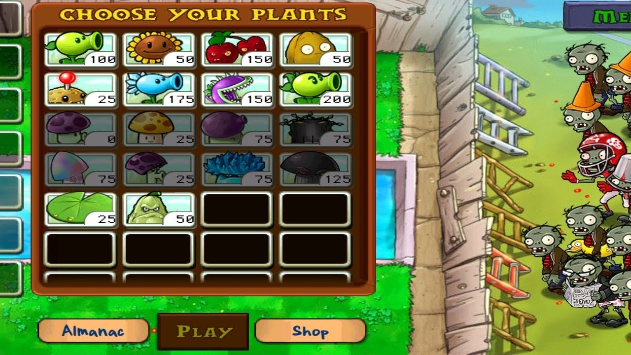 Прохождение игры Zombies and plants Free 3 сезон 2 уровень.