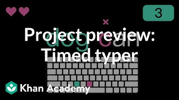 Project preview: Timed typer | Intro to CS - Python | Khan Academy