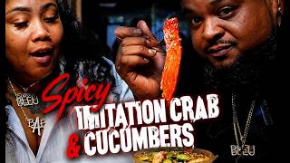 SPICY IMITATION CRAB & CUCUMBERS