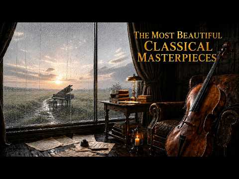 🎻 Rainy Day Classical Masterpieces | Chopin · Rachmaninoff · Bach · Albinoni | Cello & Piano |