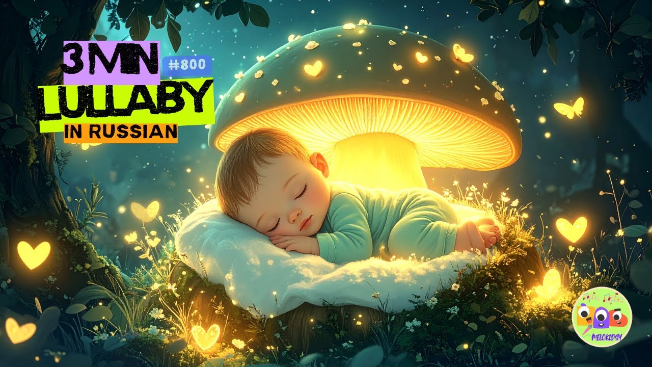 Russian lullaby 🇷🇺 👶🌙 Deeply Calming Baby Sleep Music for Fast Sleeping, Peaceful Dreams 