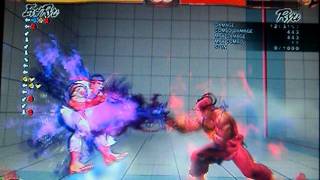 SSF4:AE: Evil Ryu BnB Into Ultra 1