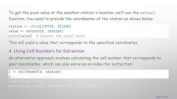 Extracting Single Pixel Values from Raster Data in R - A Step-by-Step Guide