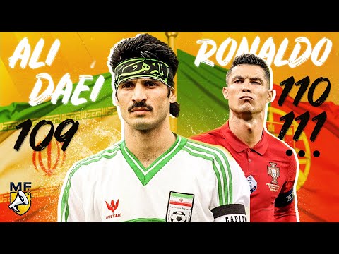 CR7 dépasse Ali Daei ! 🔥 Mais qui est Ali Daei ? Le Buteur Iranien au 109 Buts en sélection 🇮🇷